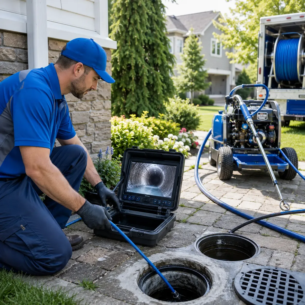 Outdoor drain cleaning professionals serving Essex Junction, VT